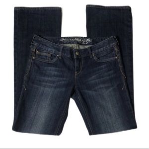 Express Low Rise Bootcut Jeans - Y2K